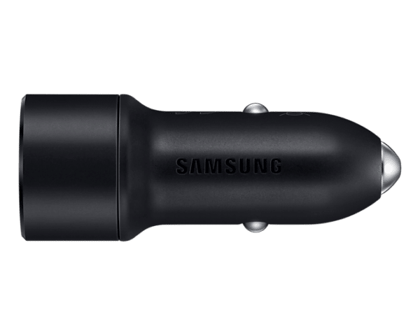 מטען לרכב 2X USB Samsung הכולל כבל USB Type C