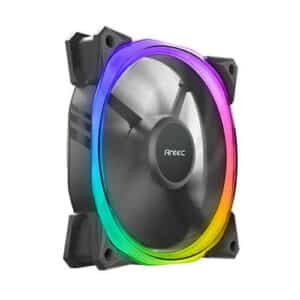 סט 3 מאווררים למארז Antec Fusion 120 ARGB PWM Fan 3+C 3 in 1 Pack Black - שחור