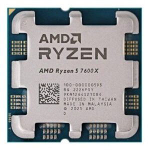 מעבד AMD Ryzen R5 7600X 4.7Ghz 5.3Ghz AM5 Tray